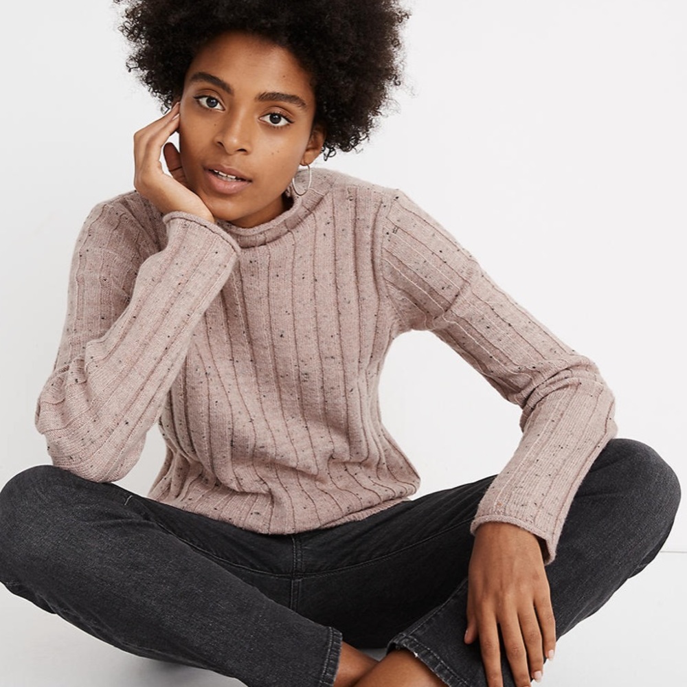 Madewell Donegal Evercrest Turtleneck Sweater